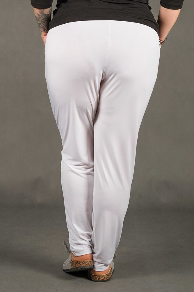 Białe Spodnie SPOKEY Zwiewne Plus Size